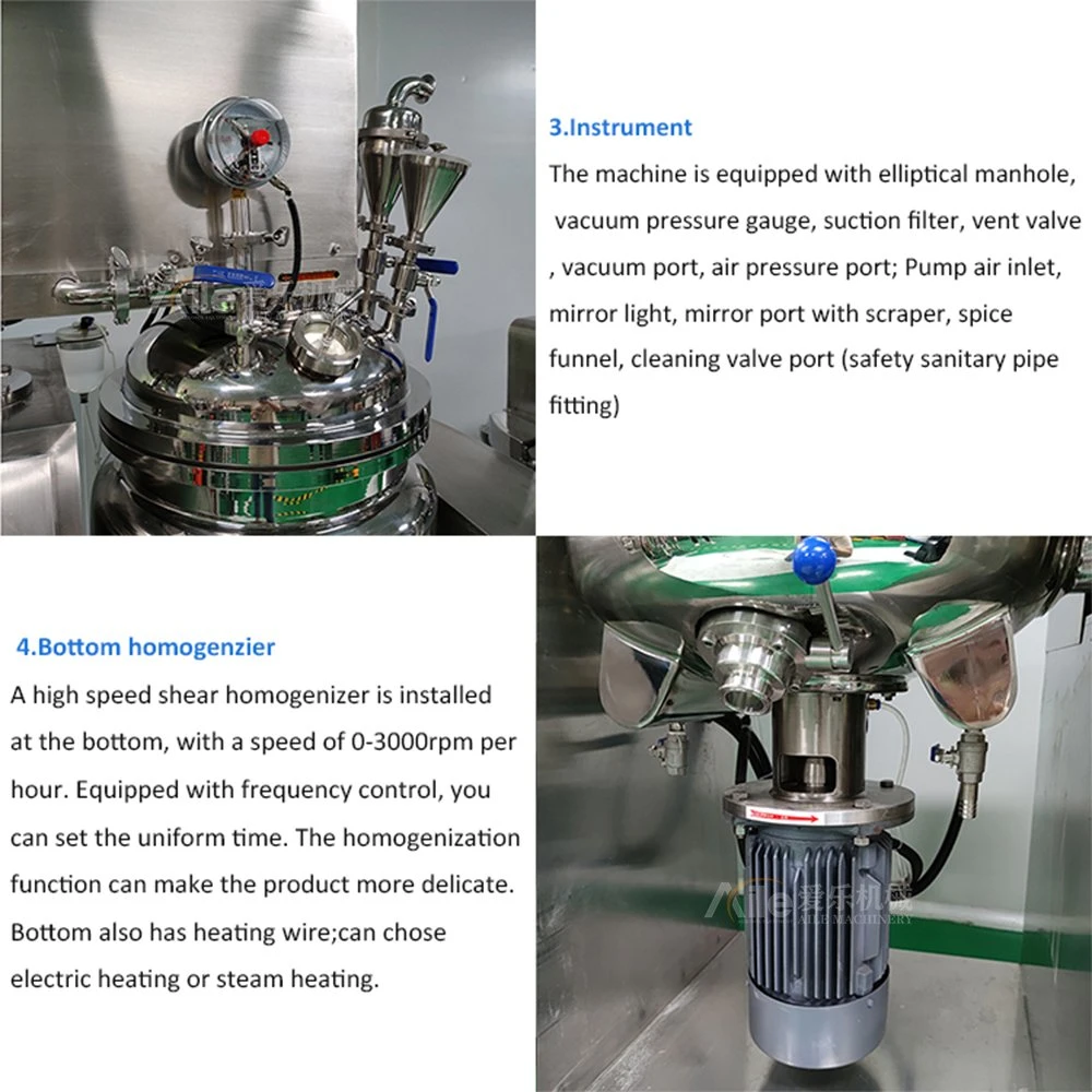 Cosmetic Machine Paste Agitator Mixing Machine