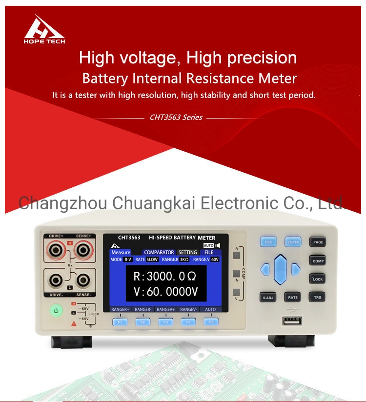 Cht3563A-24h Battery Meter Indicator Lithium Ion Battery Equipment