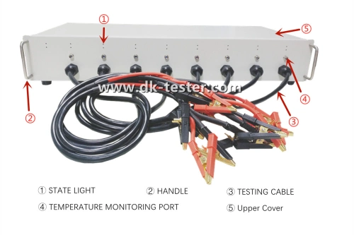 8-Channel Electric Vehicle Traction Lithium Battery Automatic Charge and Discharge Testing and Repair Device Equipment